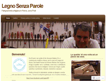 Tablet Screenshot of legnosenzaparole.com